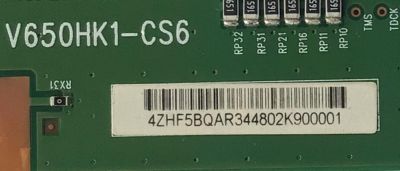 T-CON PARA TV LG / NUMERO DE PARTE 4ZHF5BQAR / 4Z.HF5B.QAR / V650HK1-CS6 / E222034 / 14101801 / PANEL V650HP1-LS6 REV:E2 / MODELO 65LB5200-UA / 65LB5200-UA.CUSJLH - Imagen 2